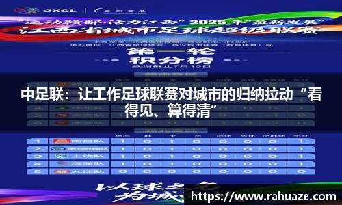 中足联：让工作足球联赛对城市的归纳拉动“看得见、算得清”